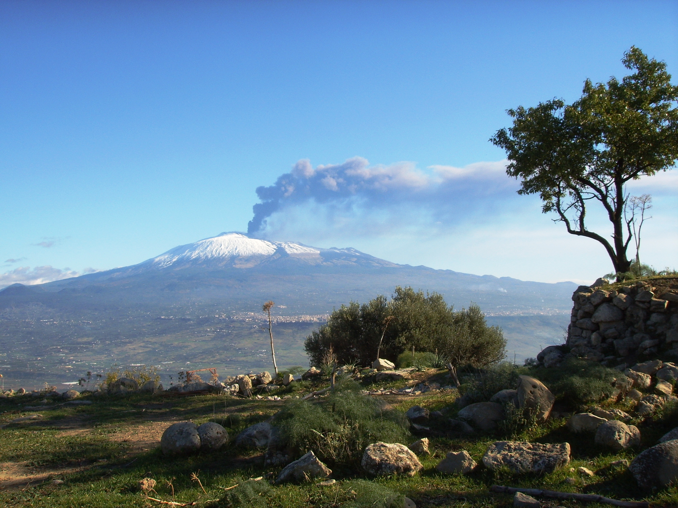 Vulcano Etna - FOTO ETNA VISTA DA EST